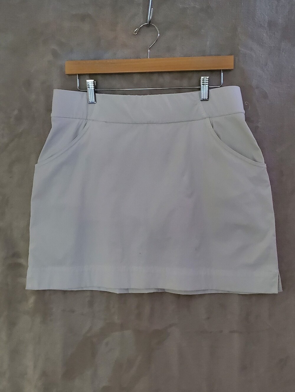 Columbia Anytime Skort Womens L White Tennis Golf Mini Skirt Athleisure Stretch - Picture 2 of 15